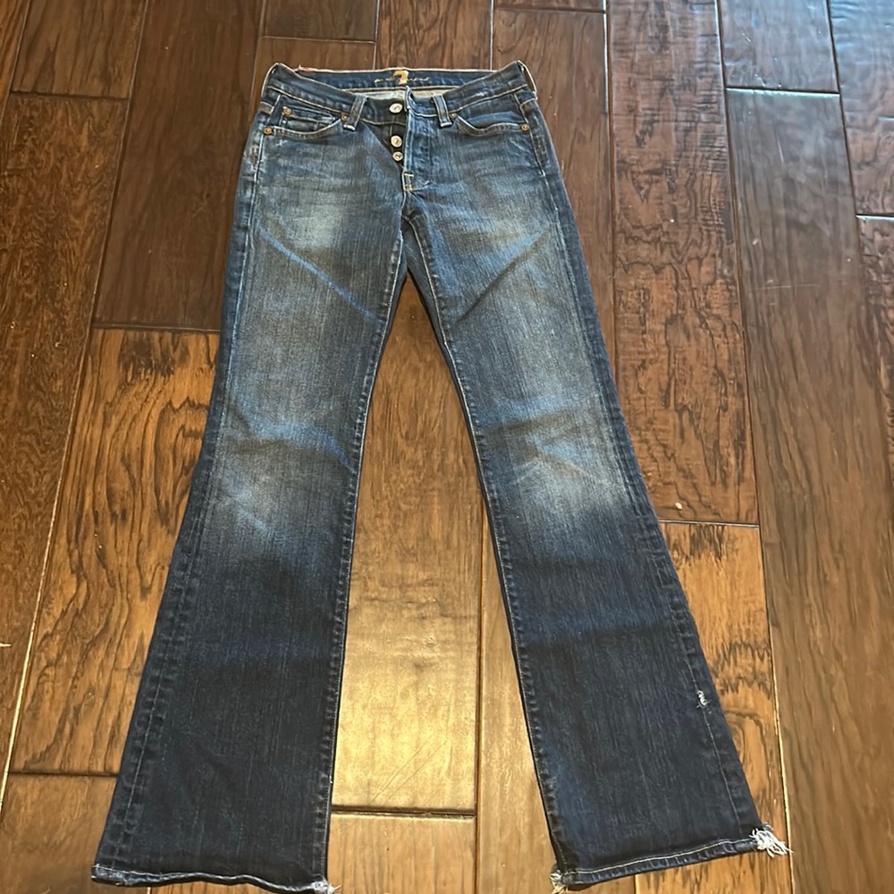 Size 24 Seven for All Mankind jeans button fly